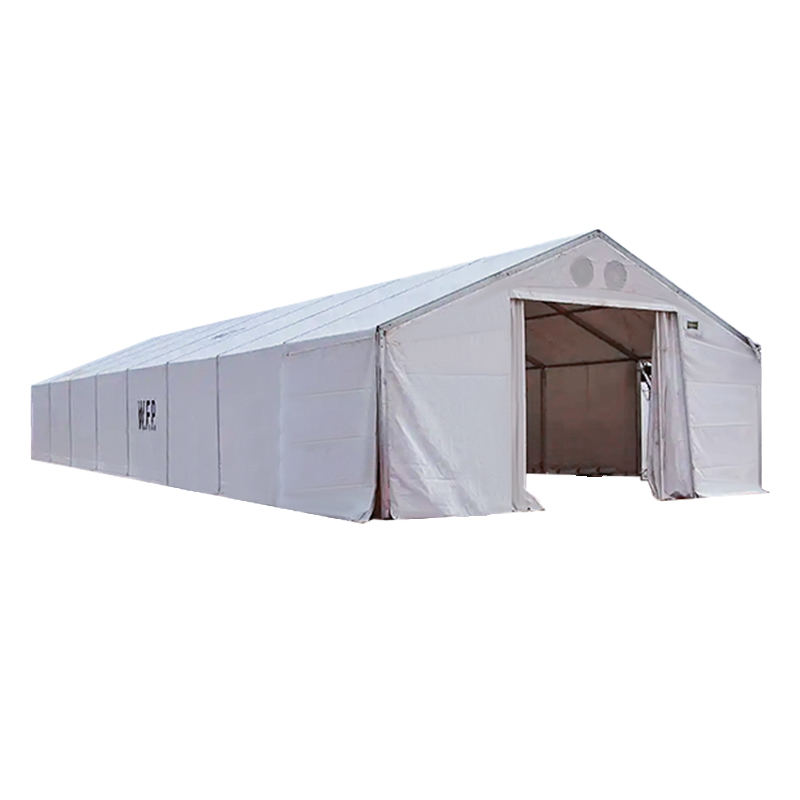 IFRC/ICRC/WFP/IOM Standard 10x32m Durabile flexibile at tabernaculum mobile PRAECLUSIO Unitates (MSU)