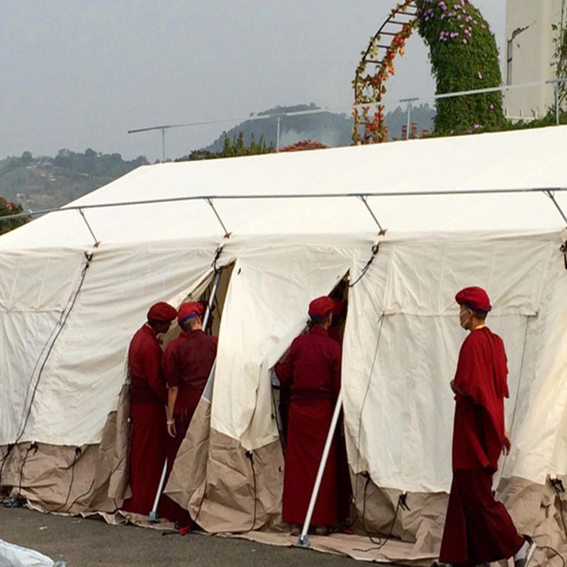 MSF/ICRC/IFRC Standard 45m² Multi-Propositum tentorium Base Tentorium Used pro Schooling, Officio, Clinic