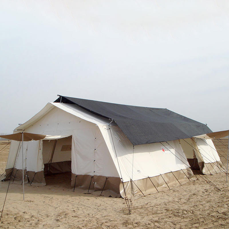 MSF/ICRC/IFRC Standard 45m² Multi-Propositum tentorium Base Tentorium Used pro Schooling, Officio, Clinic