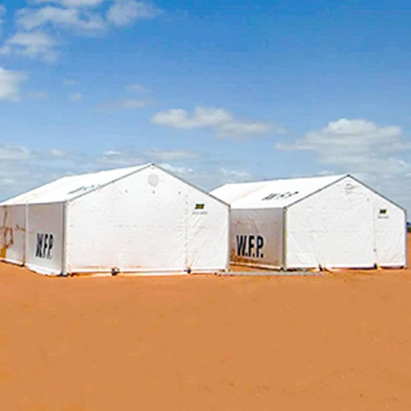 IFRC/ICRC/WFP/IOM Standard 6.5x8m Tentorium Portable Mobilis Repono Unitates (MSU)