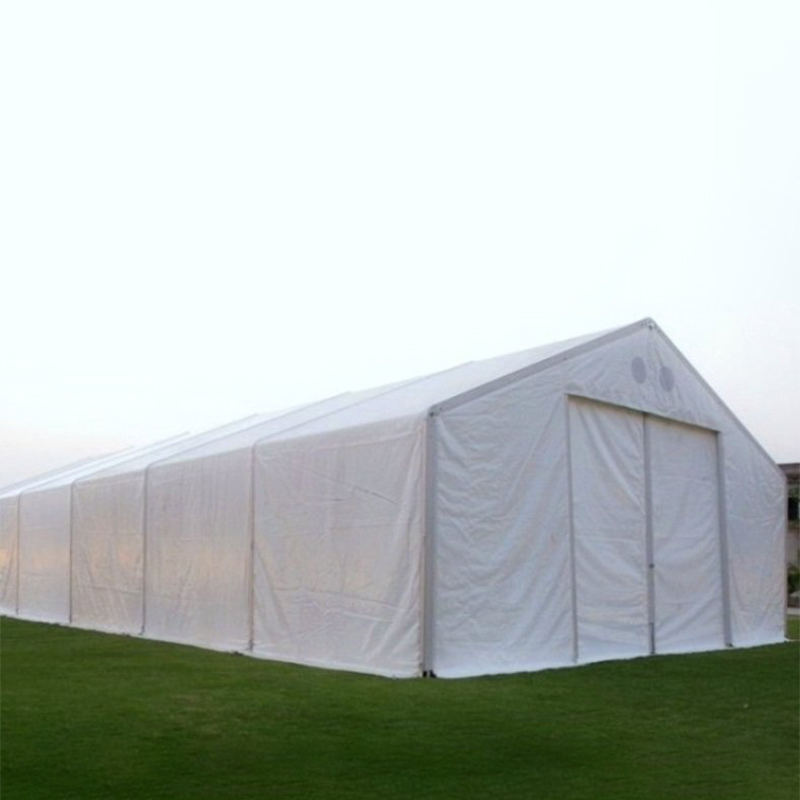 IFRC/ICRC/WFP/IOM Standard Fire-Retardant UV resistens 10x24m Tabernaculum Mobile Repono Unitates (MSU)
