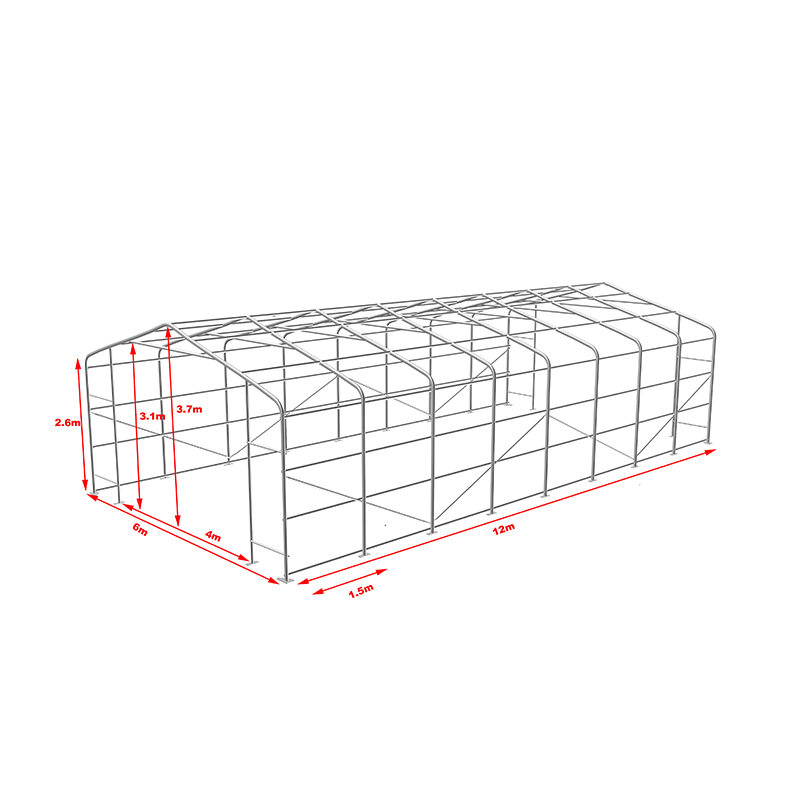 6X12 2.6m Sideheight Maximum Temperature Repugnans Industrial CELLA PRAECLUSIO Tabernaculorum