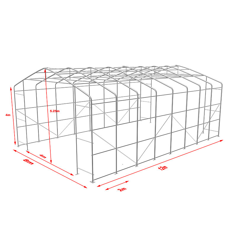 8X12 4m Sideheight UV repugnant CELLA umbra tentorium sol tegimen