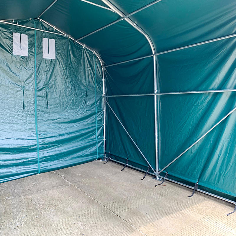 4x4m-2.6m Pasture umbraculum tegimen gravis Officium Outdoor Repono fudit Corral tegimen