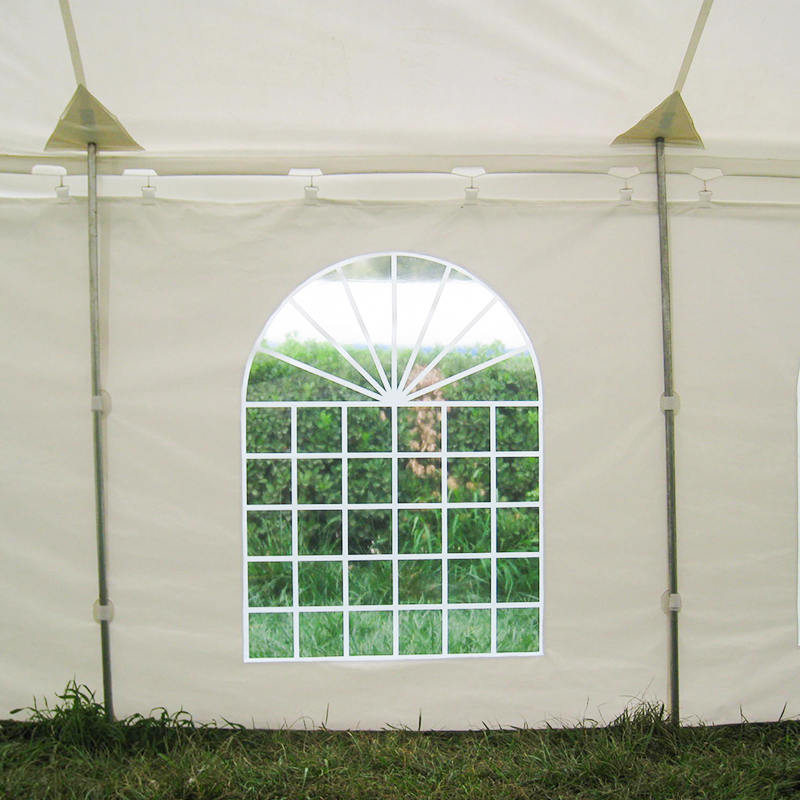 7X12m Traditional PVC Event Pole Tentorium cum Fenestra