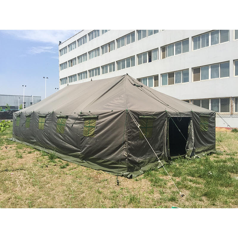 4.8x10.0m Canvas Military Surplus Pole tabernaculum