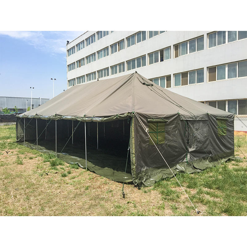 4.8x10.0m Canvas Military Surplus Pole tabernaculum