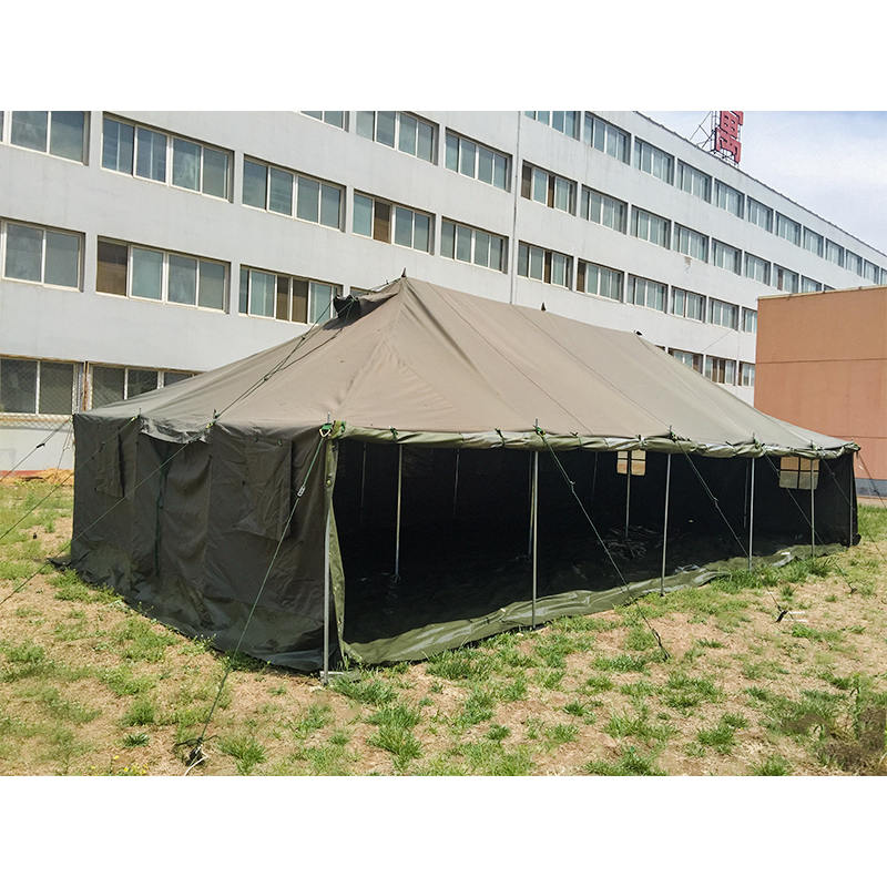 4.8x10.0m Canvas Military Surplus Pole tabernaculum