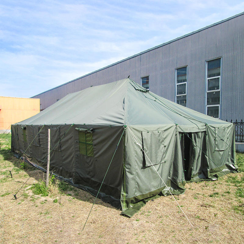 4.8x10.0m Canvas Military Surplus Pole tabernaculum