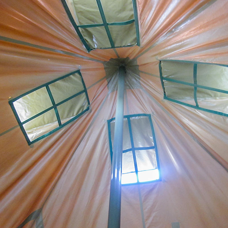 5x5m 8-12 personam Canvas Exercitus tentorium Calamitas Relevamen tentorium