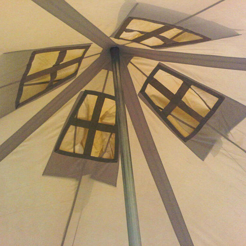 5x5m 8-12 personam Canvas Exercitus tentorium Calamitas Relevamen tentorium