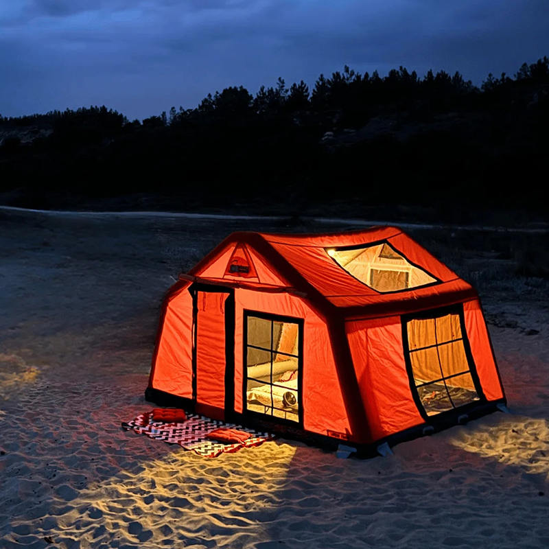 8-10 personam quattuor Season Glamor Fireproof et Anti-bacterial Inflatable Castra tentorium