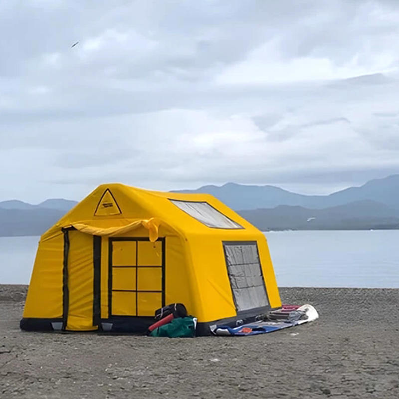 8-10 personam quattuor Season Glamor Fireproof et Anti-bacterial Inflatable Castra tentorium