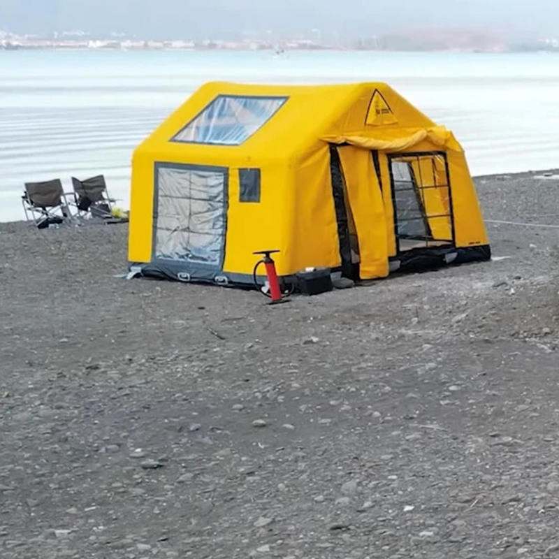 8-10 personam quattuor Season Glamor Fireproof et Anti-bacterial Inflatable Castra tentorium