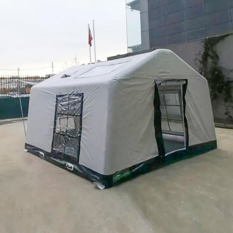 8-10 personam quattuor Season Glamor Fireproof et Anti-bacterial Inflatable Castra tentorium