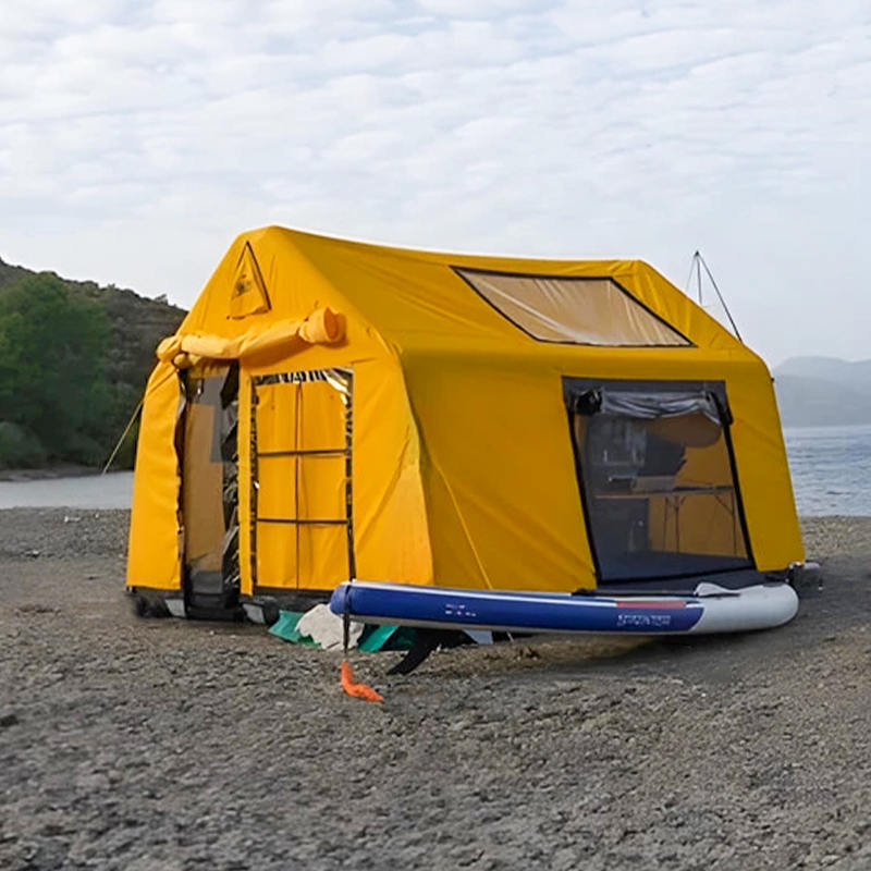 8-10 personam quattuor Season Glamor Fireproof et Anti-bacterial Inflatable Castra tentorium