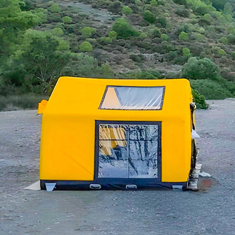 8-10 personam quattuor Season Glamor Fireproof et Anti-bacterial Inflatable Castra tentorium