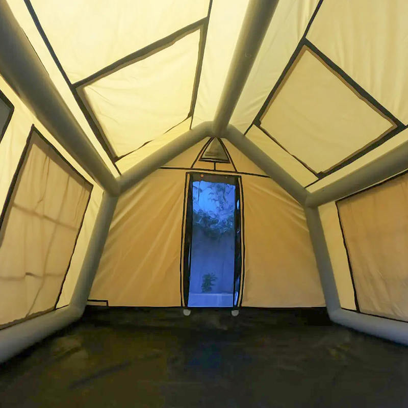 8-10 personam quattuor Season Glamor Fireproof et Anti-bacterial Inflatable Castra tentorium