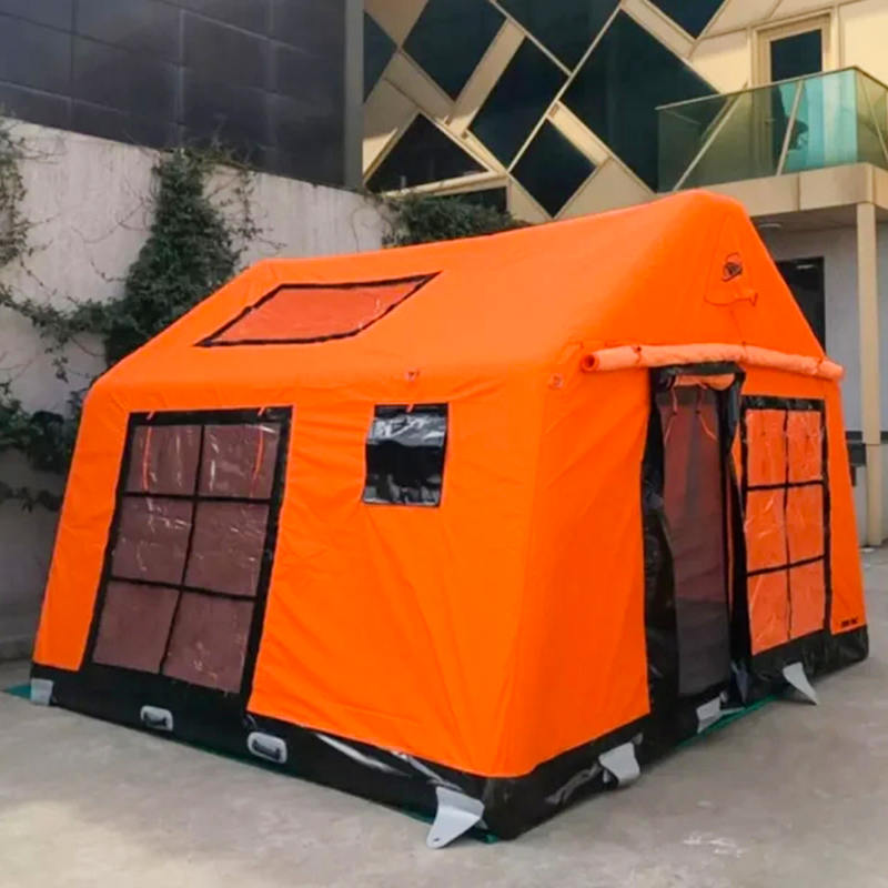 8-10 personam quattuor Season Glamor Fireproof et Anti-bacterial Inflatable Castra tentorium