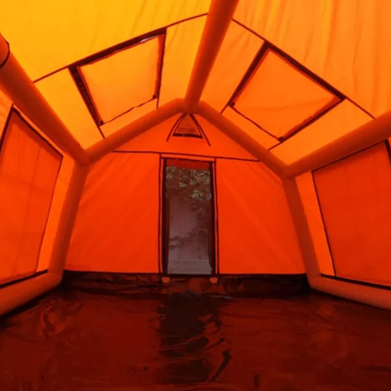 8-10 personam quattuor Season Glamor Fireproof et Anti-bacterial Inflatable Castra tentorium