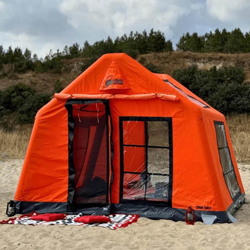 8-10 personam quattuor Season Glamor Fireproof et Anti-bacterial Inflatable Castra tentorium