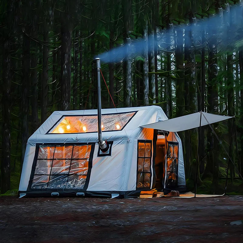 8-10 Persona Quatuor Temporum Panorama Inflatable Castra tentorium