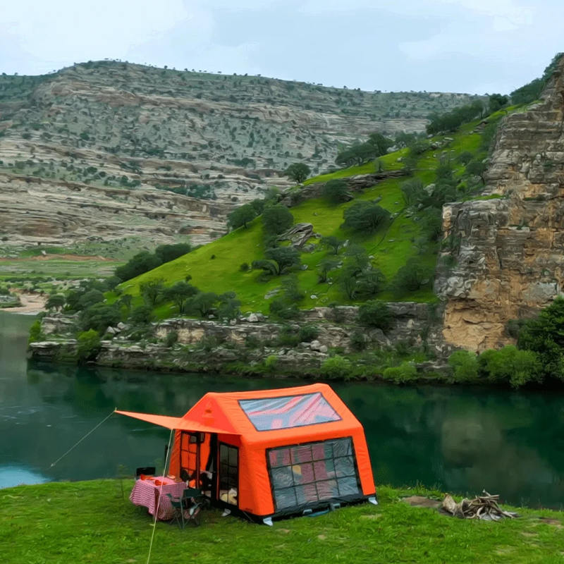 8-10 Persona Quatuor Temporum Panorama Inflatable Castra tentorium
